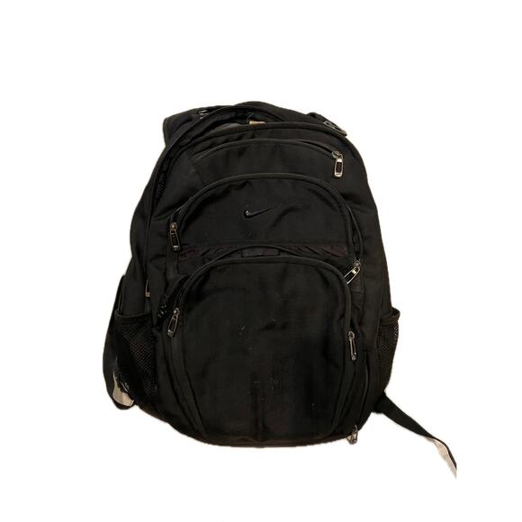 Nike Max Air Elite Padded Computer Backpack Bag Black - Picture 1 of 8